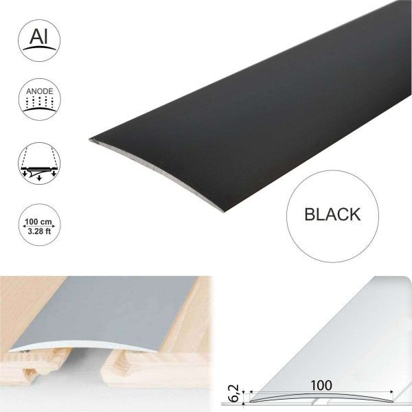 A72 100mm Anodised Aluminium Self Adhesive Door Threshold Strip - Image 4