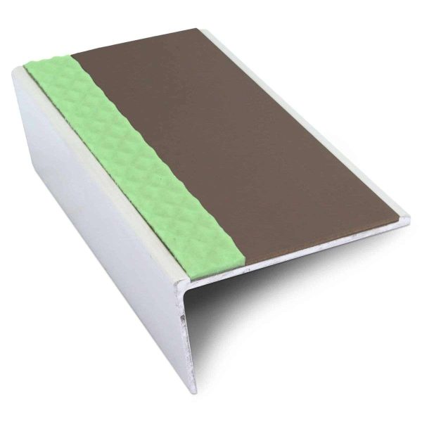 ASL02 57x32mm Aluminium Non Slip Stair Nosing Edge Trim With Pvc Insert - Image 5