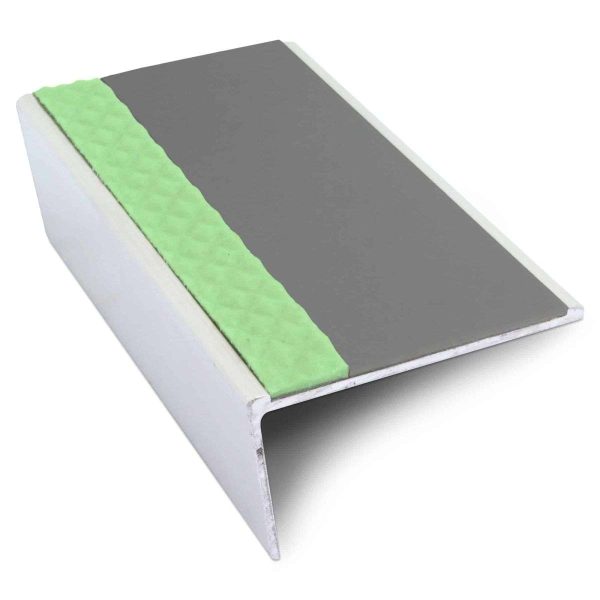 ASL02 57x32mm Aluminium Non Slip Stair Nosing Edge Trim With Pvc Insert - Image 10