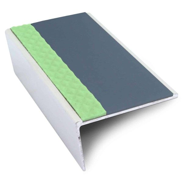 ASL02 57x32mm Aluminium Non Slip Stair Nosing Edge Trim With Pvc Insert - Image 7