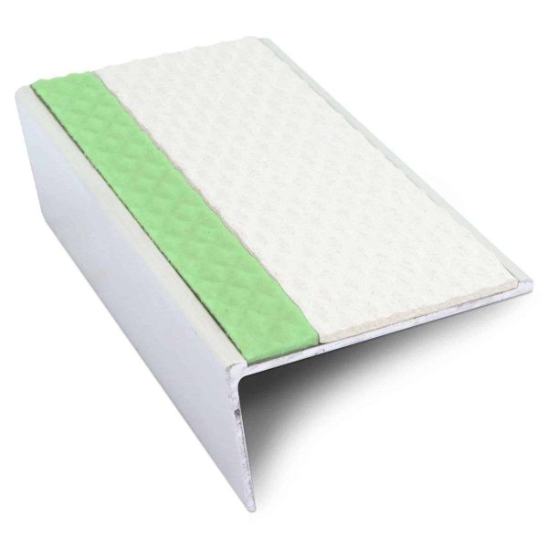 ASL02 Tredsafe 57x32mm Aluminium Non Slip Stair Nosing Edge Trim With Pvc Insert - Image 4