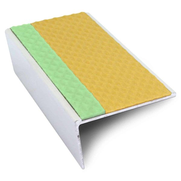 ASL02 Tredsafe 57x32mm Aluminium Non Slip Stair Nosing Edge Trim With Pvc Insert - Image 5