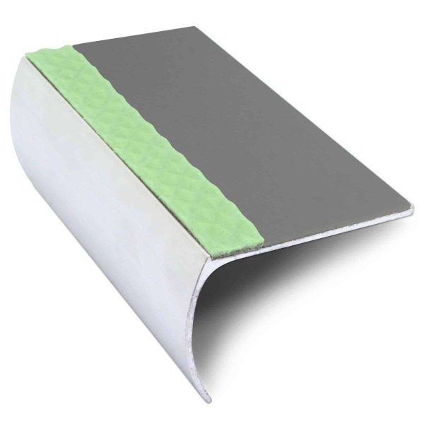 ASL03 57x40mm Aluminium Non Slip Stair Nosing Edge Trim With Pvc Insert - Image 10