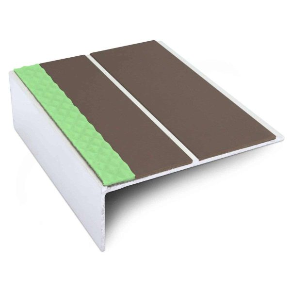 ASL09 85x30mm Aluminium Non Slip Stair Nosing Edge Trim With Pvc Insert - Image 5