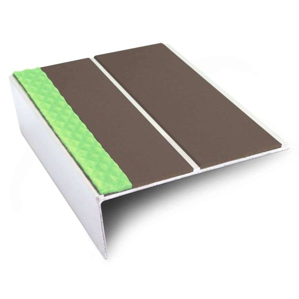 ASL10 85x32mm Aluminium Non Slip Stair Nosing Edge Trim With Pvc Insert - Image 5