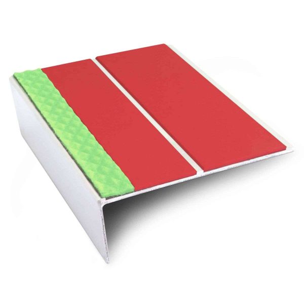 ASL10 85x32mm Aluminium Non Slip Stair Nosing Edge Trim With Pvc Insert - Image 11