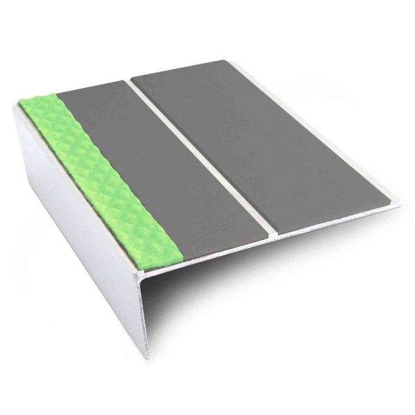 ASL10 85x32mm Aluminium Non Slip Stair Nosing Edge Trim With Pvc Insert - Image 10