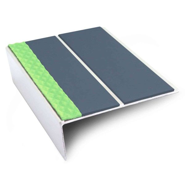 ASL10 85x32mm Aluminium Non Slip Stair Nosing Edge Trim With Pvc Insert - Image 7