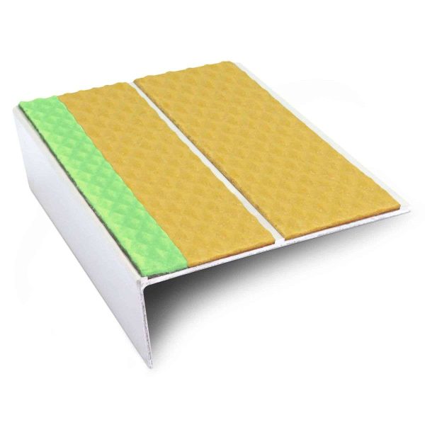 ASL10 Tredsafe 85x32mm Aluminium Non Slip Stair Nosing Edge Trim With Pvc Insert - Image 5