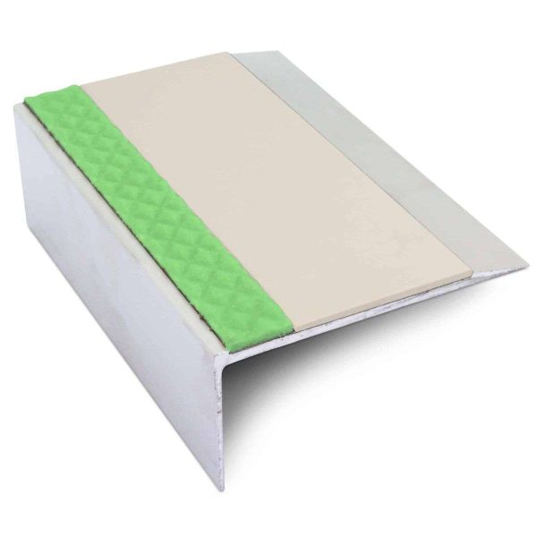 ASL15 66x32mm Aluminium Non Slip Stair Nosing Edge Trim With Pvc Insert - Image 6