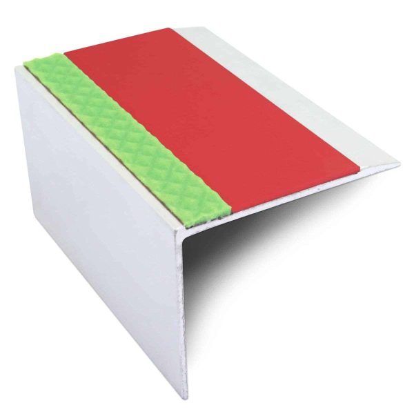 ASL21 67x55mm DDA Compliant Aluminium Non Slip Stair Nosing Edge Trim With Pvc Insert - Image 11