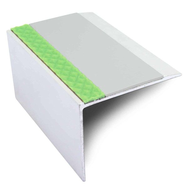 ASL21 67x55mm DDA Compliant Aluminium Non Slip Stair Nosing Edge Trim With Pvc Insert - Image 9