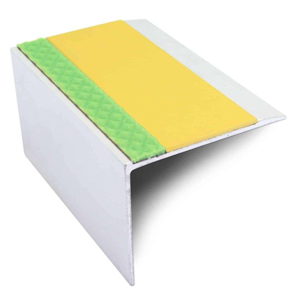 ASL21 67x55mm DDA Compliant Aluminium Non Slip Stair Nosing Edge Trim With Pvc Insert - Image 13