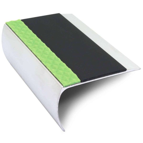 ASL25 69x40mm Aluminium Non Slip Stair Nosing Edge Trim With Pvc Insert - Image 4