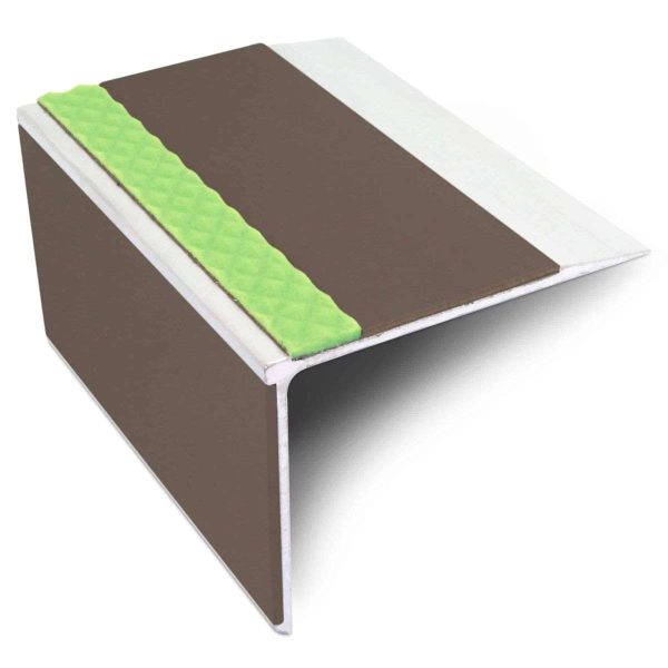 ASL27 75x58mm DDA Compliant Aluminium Non Slip Stair Nosing Edge Trim With Pvc Insert - Image 5