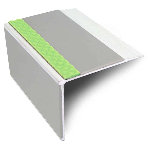 ASL27 75x58mm DDA Compliant Aluminium Non Slip Stair Nosing Edge Trim With Pvc Insert - Image 8