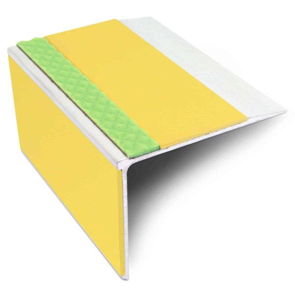 ASL27 75x58mm DDA Compliant Aluminium Non Slip Stair Nosing Edge Trim With Pvc Insert - Image 13