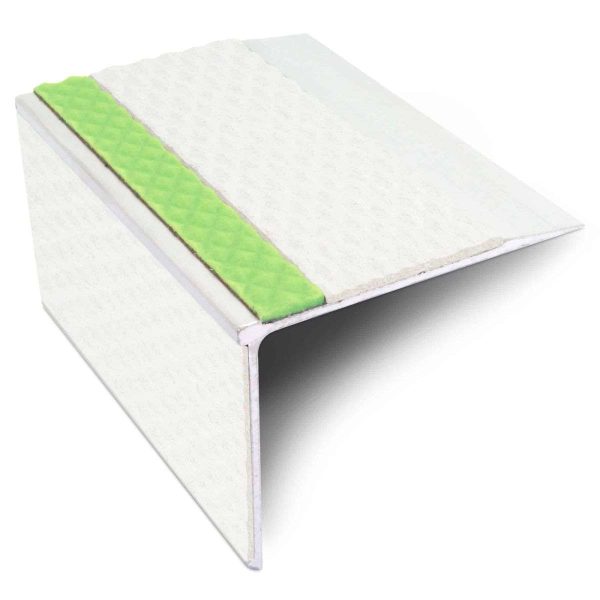 ASL27 75x58mm Tredsafe DDA Compliant Aluminium Non Slip Stair Nosing – Straight With Pvc Insert - Image 4