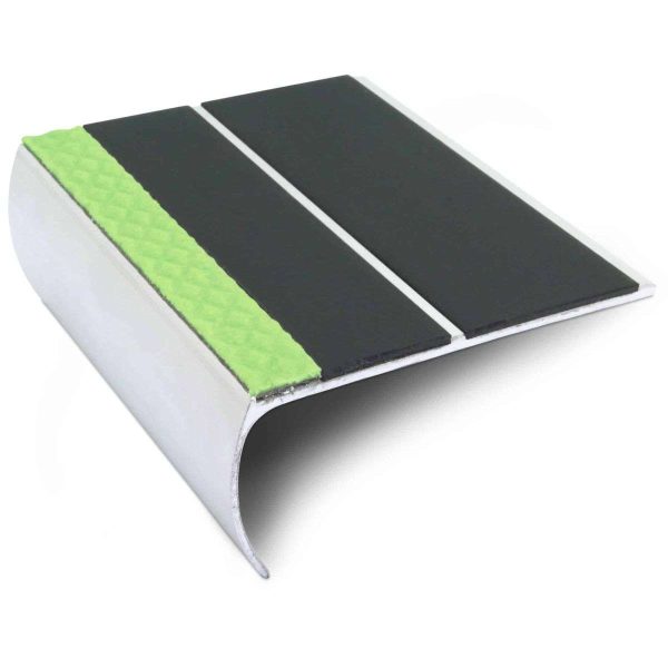 ASL29 87x40mm Aluminium Non Slip Stair Nosing Edge Trim With Pvc Insert - Image 4