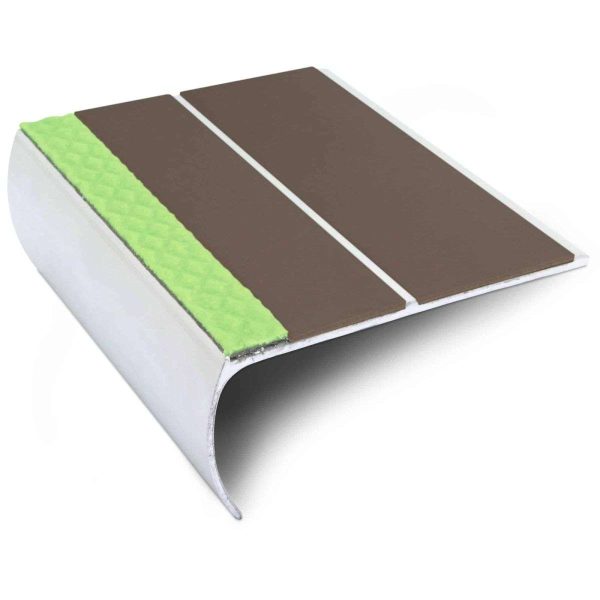 ASL29 87x40mm Aluminium Non Slip Stair Nosing Edge Trim With Pvc Insert - Image 5