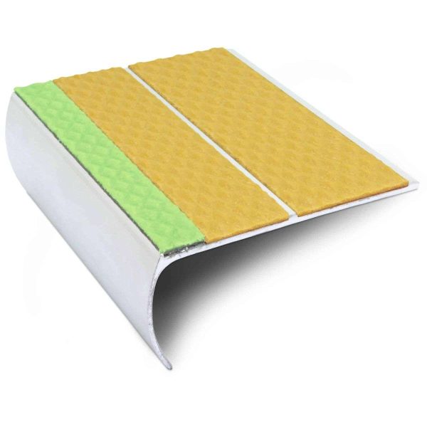 ASL29 87x40mm Tredsafe Aluminium Non Slip Stair Nosing Edge Trim With Pvc Insert - Image 6