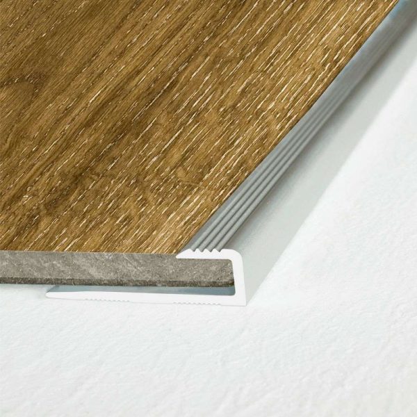 C63 Anodised Aluminium LVT U Edging Profile Threshold For 5mm Flooring - Image 9