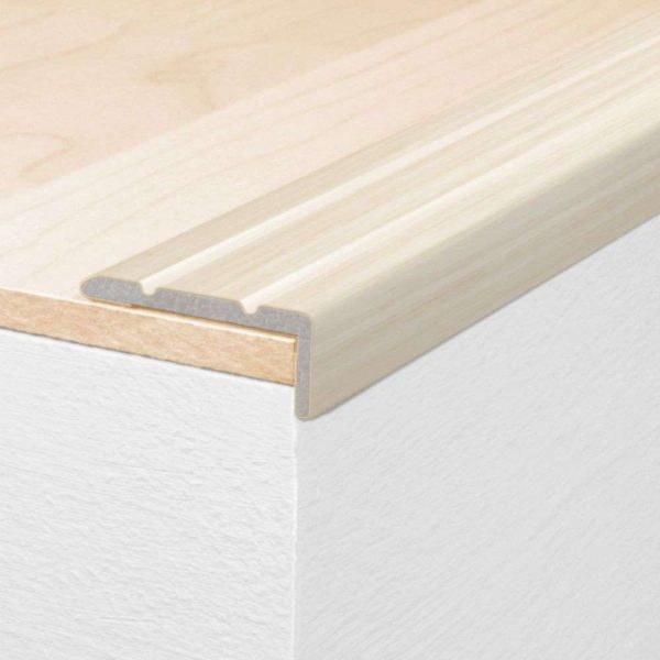 A31 25 x 10mm Anodised Aluminium Self Adhesive Stair Nosing Edge Trim