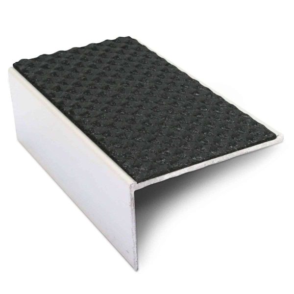 NSL01 Tredsafe 56 x 32mm Aluminium Non Slip Stair Nosing Edge Trim With Pvc Insert - Image 3