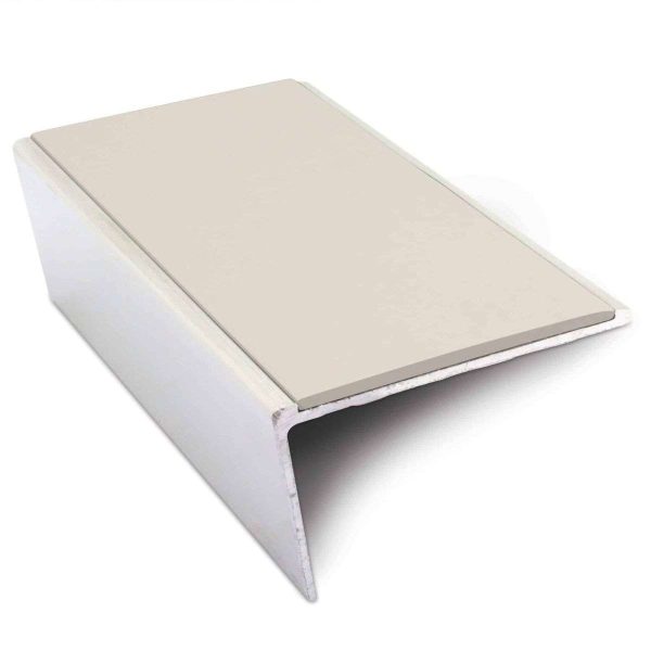 NSL02 57 x 32mm Aluminium Non Slip Stair Nosing Rakeback  Edge Trim With Pvc Insert - Image 6