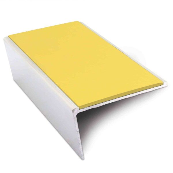 NSL02 57 x 32mm Aluminium Non Slip Stair Nosing Rakeback  Edge Trim With Pvc Insert - Image 16