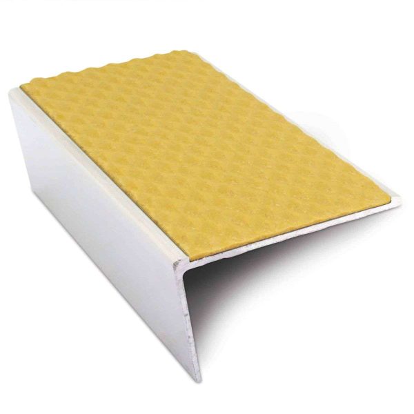 NSL02 Tredsafe 57 x 32mm Aluminium Non Slip Stair Nosing Rakeback Edge Trim With Pvc Insert - Image 6