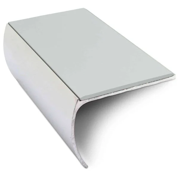 NSL03 57 x 40mm Aluminium Non Slip Stair Nosing Bullnose Edge Trim With Pvc Insert - Image 9