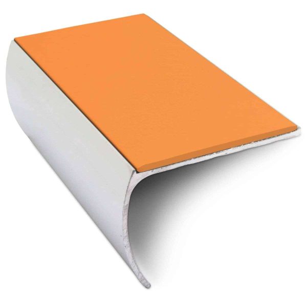 NSL03 57 x 40mm Aluminium Non Slip Stair Nosing Bullnose Edge Trim With Pvc Insert - Image 13