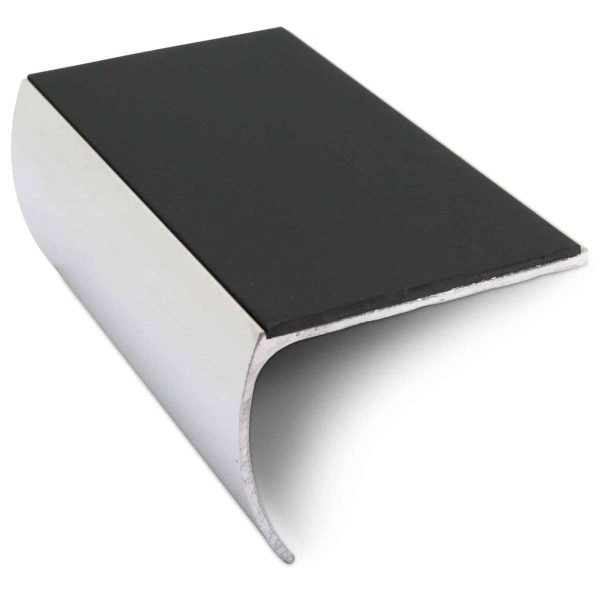 NSL03 57 x 40mm Aluminium Non Slip Stair Nosing Bullnose Edge Trim With Pvc Insert - Image 4