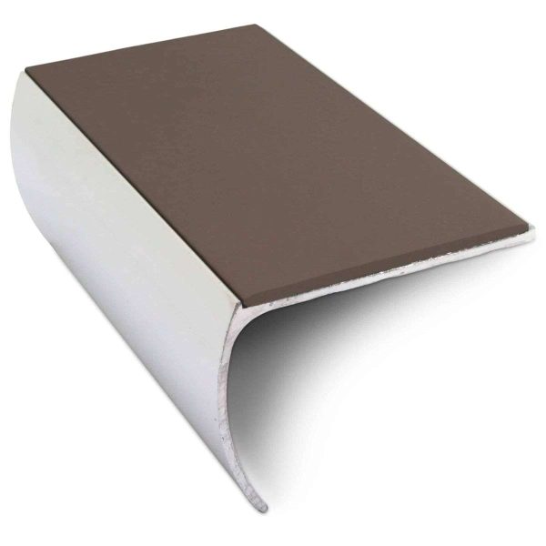 NSL03 57 x 40mm Aluminium Non Slip Stair Nosing Bullnose Edge Trim With Pvc Insert - Image 5