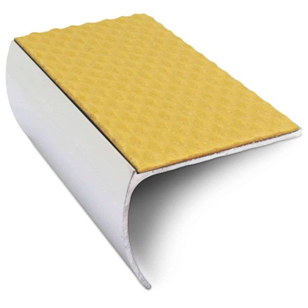 NSL03 Tredsafe 57 x 40mm Aluminium Non Slip Stair Nosing Bullnose Edge Trim With Pvc Insert - Image 6