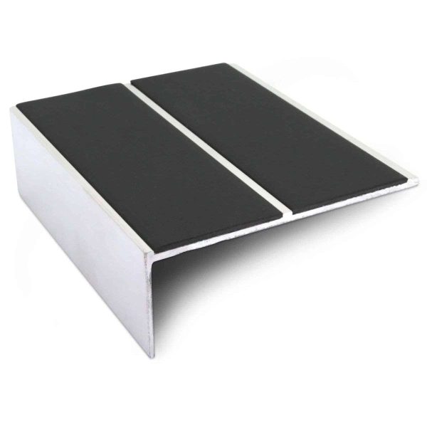 NSL09 85 x 32mm Aluminium Non Slip Stair Nosing Edge Trim With Pvc Insert - Image 4