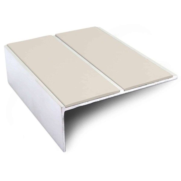 NSL09 85 x 32mm Aluminium Non Slip Stair Nosing Edge Trim With Pvc Insert - Image 6