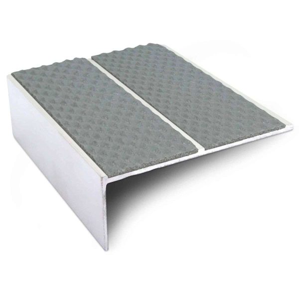 NSL09 Tredsafe 85 x 32mm Aluminium Non Slip Stair Nosing Edge Trim With Pvc Insert - Image 4