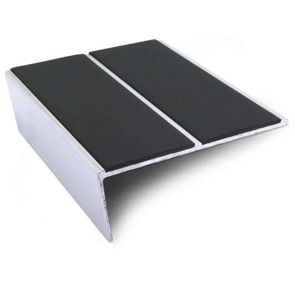 NSL10 85 x 32mm Aluminium Non Slip Stair Nosing Edge Trim With Pvc Insert - Image 4