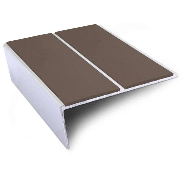 NSL10 85 x 32mm Aluminium Non Slip Stair Nosing Edge Trim With Pvc Insert - Image 5