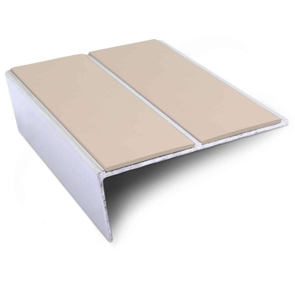 NSL10 85 x 32mm Aluminium Non Slip Stair Nosing Edge Trim With Pvc Insert - Image 3