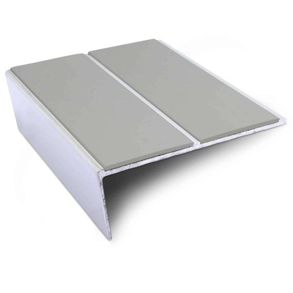 NSL10 85 x 32mm Aluminium Non Slip Stair Nosing Edge Trim With Pvc Insert - Image 8