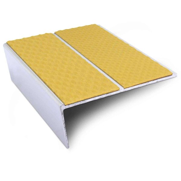 NSL10 Tredsafe 85 x 32mm Aluminium Non Slip Stair Nosing Edge Trim With Pvc Insert - Image 6