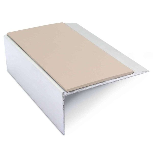 NSL15 66 x 32mm Aluminium Non Slip Stair Nosing Edge Trim With Pvc Insert - Image 3