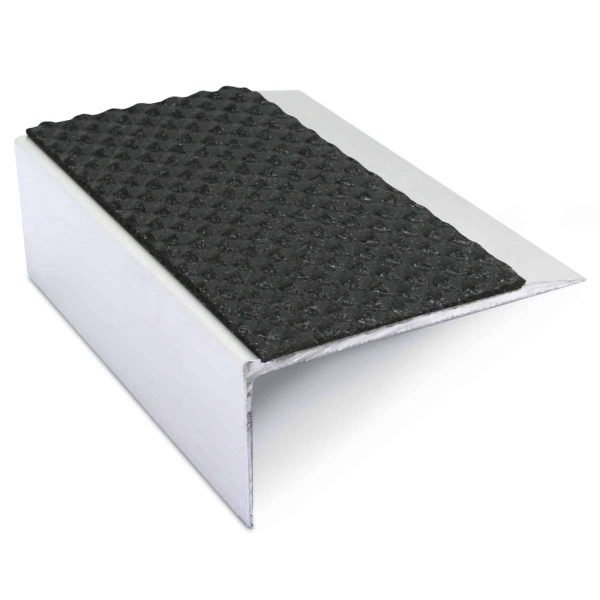 NSL15 Tredsafe 66 x 32mm Aluminium Non Slip Stair Nosing Edge Trim With Pvc Insert - Image 3