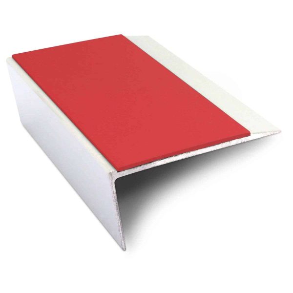 NSL16 66 x 32mm Aluminium Non Slip Stair Nosing Edge Trim With Pvc Insert Rakeback - Image 11