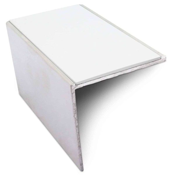 NSL19 56 x 55mm DDA Compliant Aluminium Non Slip Stair Nosing Edge Trim With Pvc Insert - Image 14