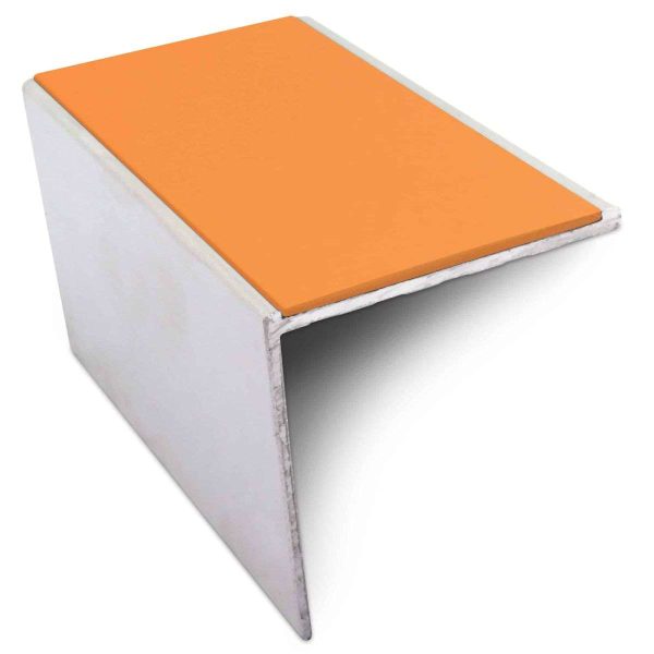 NSL19 56 x 55mm DDA Compliant Aluminium Non Slip Stair Nosing Edge Trim With Pvc Insert - Image 13