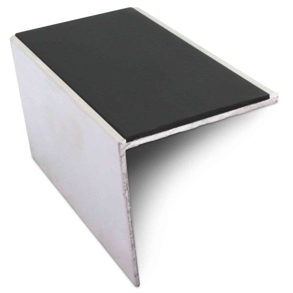 NSL19 56 x 55mm DDA Compliant Aluminium Non Slip Stair Nosing Edge Trim With Pvc Insert - Image 4